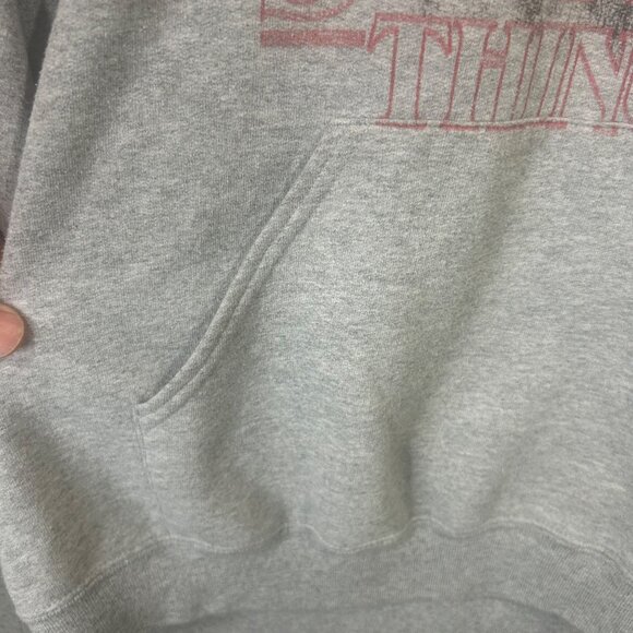 Stranger Things Netflix Hoodie Gray Men’s Size XL GUC - Picture 3 of 9